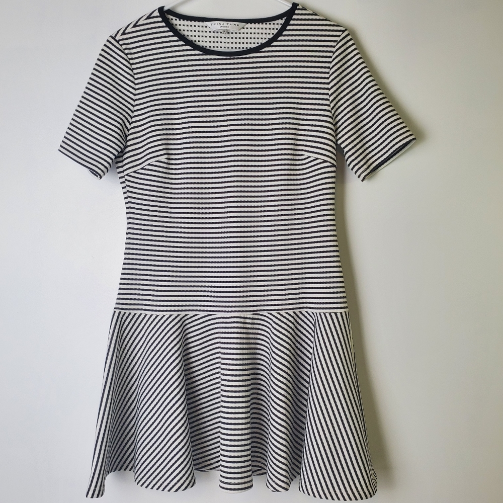 Trina Turk Striped Stretch Dress